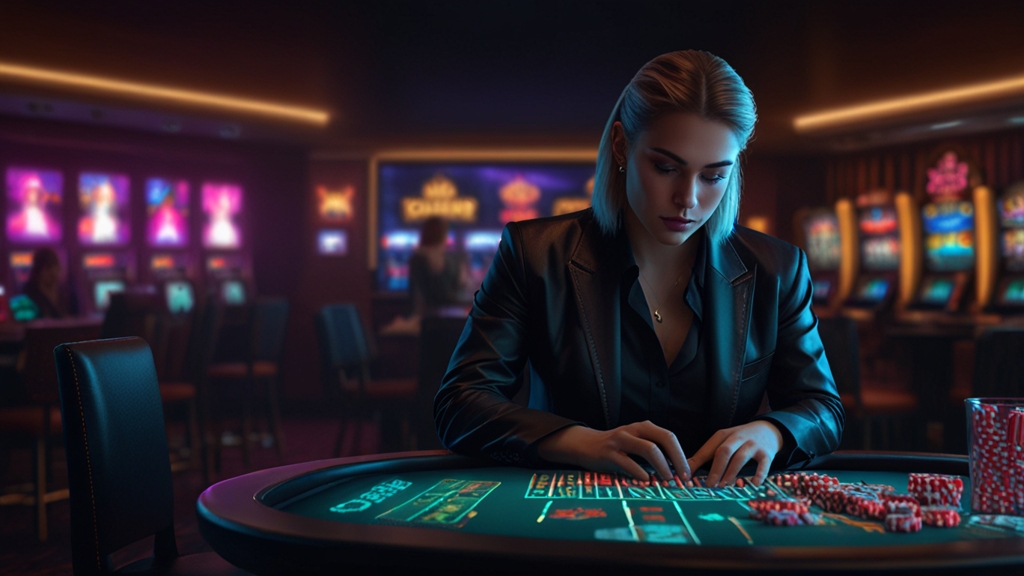 Gegevenscontrole voor een succesvolle storting en opname in een donker casino