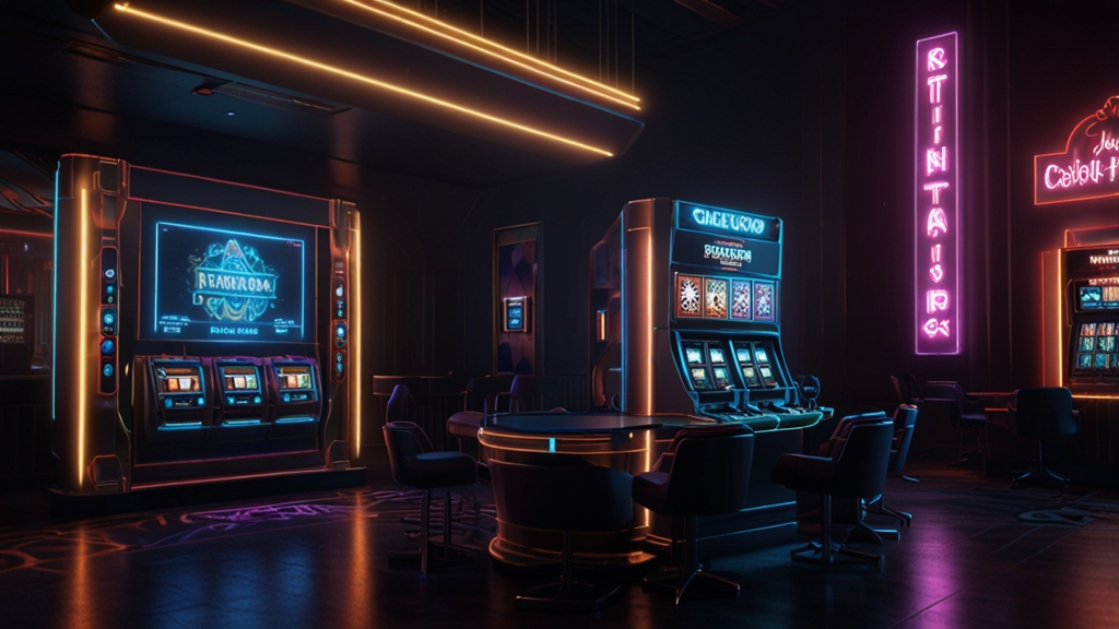 Stapsgewijze uitbetaling van verzoek tot ontvangst op een donkere casino-interface
