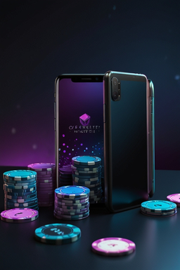 Smartphone met casino-app